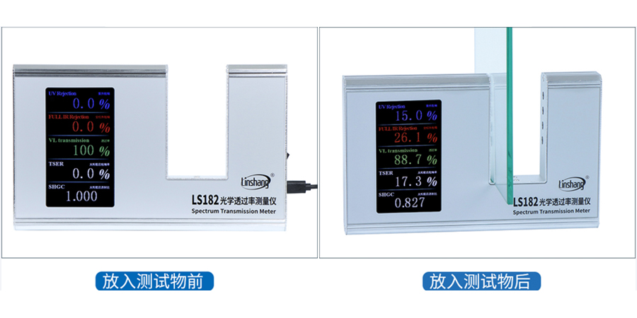 光學(xué)透過(guò)率測(cè)量?jī)x測(cè)試界面